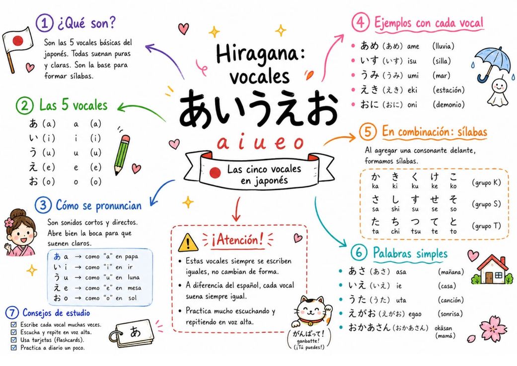 Mapa mental de japonés