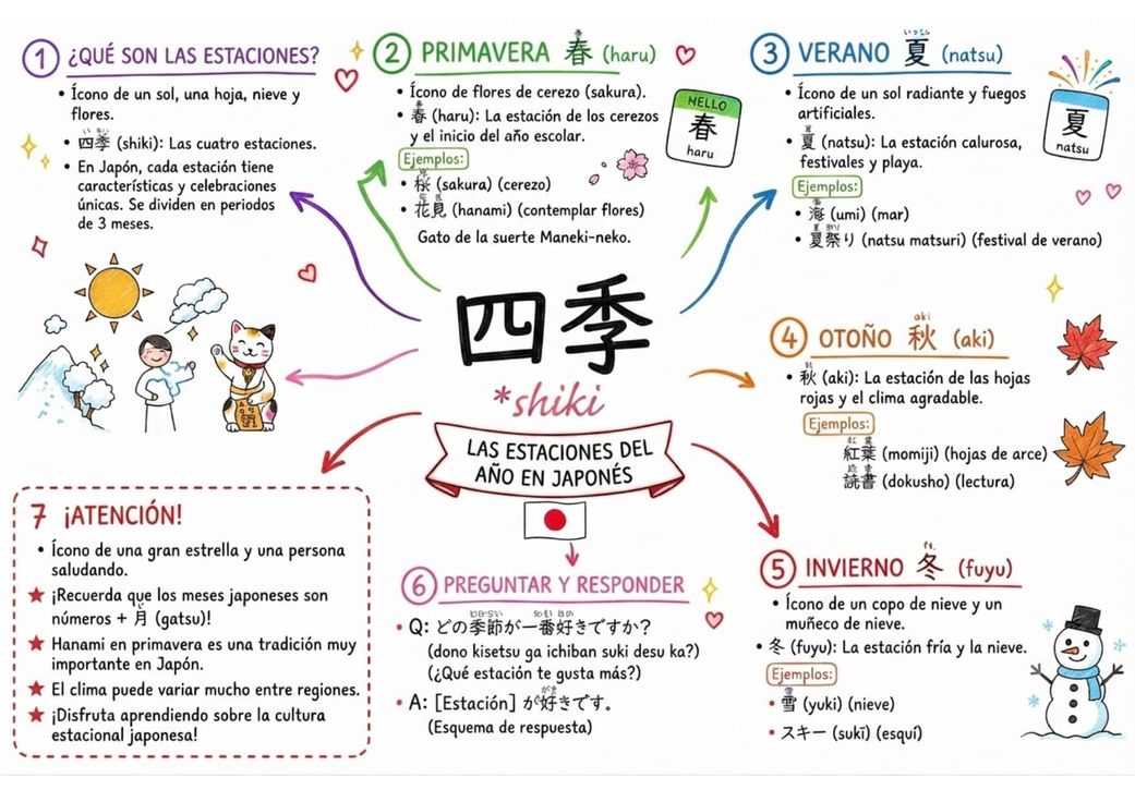 Mapa mental de japonés