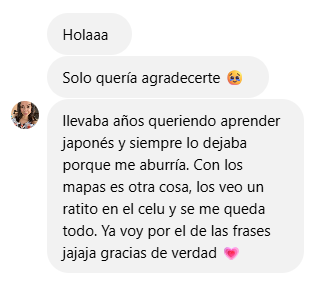 Testimonio de estudiante de Japonés Ilustrado
